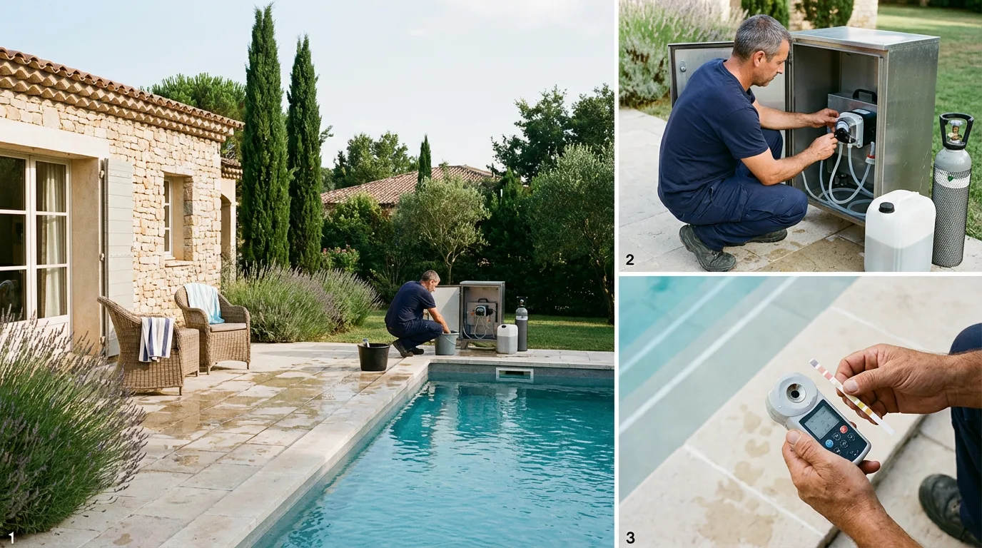 Choix du réducteur de pH et analyse de l’eau de piscine